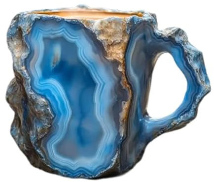 LOVIVER Taza de café, Taza de té, Taza para Amantes del té, Coleccionable para Interiores y Exteriores, Taza de té de Cultura Oriental, Azul