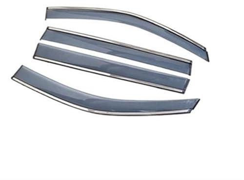 Faro De Coche Cejas Faro Ojo Tapa para Mercedes para Benz Clase E W211 2002-2008, Visera de plástico para Ventana, parasoles, Deflector de para Sol y Lluvia, 4 Unidades/Juego