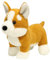 TOPLITHE Corgi Hund Plüsch, Flauschige Plüschtier weich Welpe Adorable Plüsch Kuschelige Kissen Spielzeug for Kinder Jungen Mädchen Geschenk