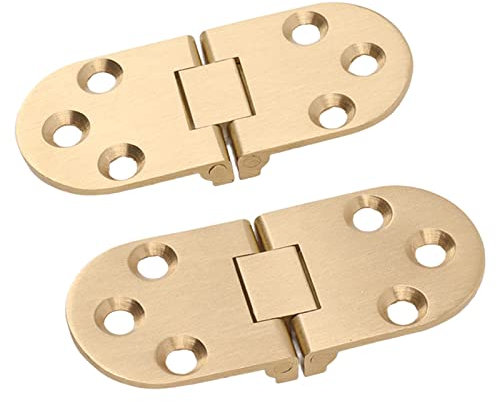 180 -Grad -Klappenscharnier Langlebiger 2 Sets Falten Flip Oben Scharnier mit Schrauben Zum Klapptisch, Schrank, Kleiderschrank (2,5 mm/0,10 Zoll)