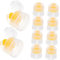 Veemoon 10Pcs Reusable Caps for Outdoor Sports Water Bottles Replacement Lids for Soda and Beverage Bottles Versatile Design for Easy Dispensing Various Diameters