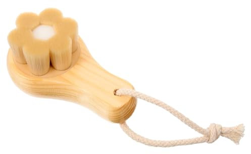VICASKY Gesichtsbürste Mit Holzgriff Für Peeling Porenreinigung Und Sanfte Hautpflege Für Hauttypen
