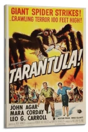 OKMNJU Tarantula-Filmposter, dekoratives Gemälde, Leinwand, Wandposter und Kunstdruck, modernes Familienschlafzimmer-Dekor-Poster, 40 x 60 cm