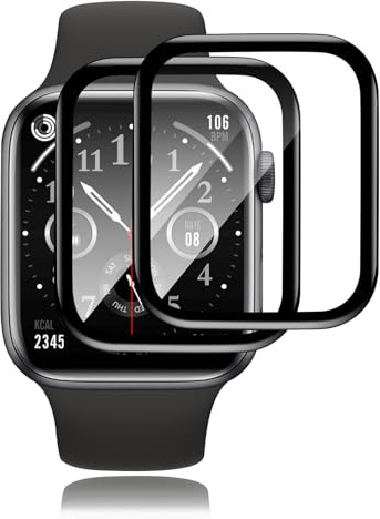 2 Stück für Panzerglas für Apple Watch 7/8/9 41mm Schutzfolie, 9H Härte & Anti-Fingerabdruck, Sensitive Touch, Blasenfrei Displayschutzfolie, Dauerhaft Bruchsicher Ultrabeständig Schutzglas Folie