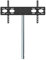 Jahnke TV-Halter, Chrom, 86.300000000000011 x 11 x 129.5 cm