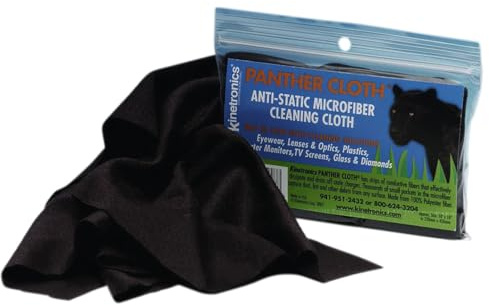 Wetec Antistatik-Mikrofasertuch, für den Einsatz mit Flüssigkeiten, ESD (Cloth Panther Tiger Reinigungstuch Staubtuch Antistatiktuch) Abmessung: 250 x 450 mm