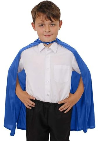 Childs Superhero Cape - Fancy Dress Costume Accesssory - Perfect for for St Patricks Day, Comic Book Characters, Super Villains, Book Week