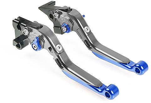 ZHUOWU CNC Bremshebel Kupplungshebel Klappbar Ausziehbar Für Tenere 700 FJ-09 MT-09 Tracer FZ-09 MT-10 FZ1 FZ6 FZ6R FZ8 MT07 FZ07 XJ6N XJ6 Diversion XSR700 XSR900 XV950 Racer
