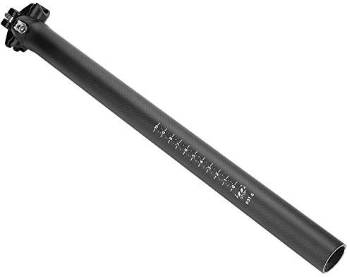 VGEBY1 Fahrrad Sattelstütze, 27.2/30.8/31.6mm Carbon Fahrrad Sattelstütze für MTB Mountainbike Rennrad(31.6X400MM)