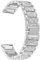 Abanen Uhrenarmband für Fossil Damen Gen 5E 42 mm/Damen Gen 6, 18 mm, leichte Metalllegierung, Bling Kristall, Schnellverschluss, Armband für Fossil Q Venture Gen 4/3, Damen Sport (Silber)