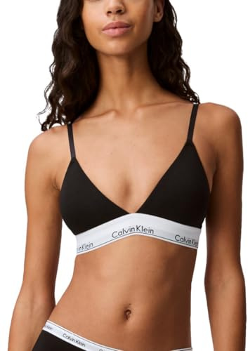 Calvin Klein Modern Cotton Lightly Lined Triangle Bralette Black