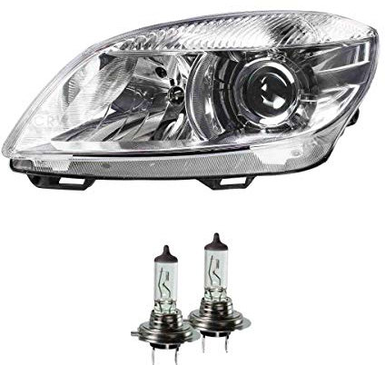 EISENFELS Bundle Set 70778698 Scheinwerfer links + Leuchtmittel H7 Classic für Fabia II 542