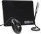 Mini Mouse Pad Kids Mice for Laptop USB LED Light 3 in 1 Gift Combo Mouse Pad Non-Slip Rubber Base USB Reading Lamp with Dimmable Touch Switch and Flexible Gooseneck for Laptop Home Office Travel