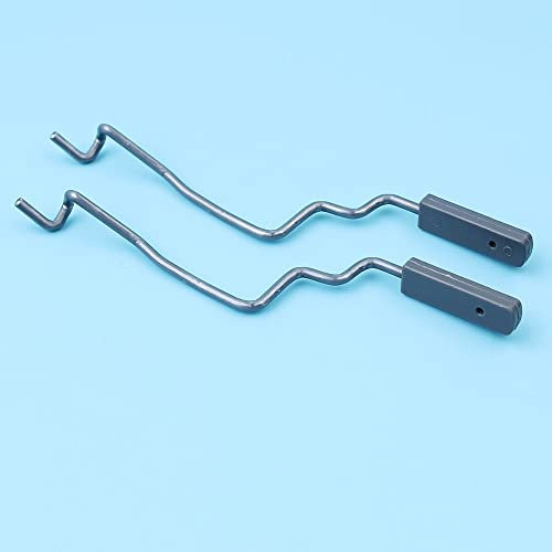 Luxuypon Lot de 2 tiges d'accélérateur de carburateur compatibles avec tronçonneuse Husq-varna 340 345 350 346XP 353 351 E/EPA # 503889201/503 88 92-01