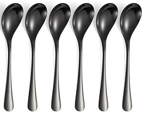 Teelöffel aus Edelstahl 6er Pack Löffel für Tee Kaffee Joghurt Pudding (B6)