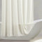 RoomTalks Extra langes, cremeweißes Boho-Duschvorhang-Set, 190 cm lang, Premium-Qualität, strapazierfähig, Baumwollleinen, modernes Bauernhaus, Shabby-Chic-Duschvorhang, Bohemian-Badezimmer-Dekor