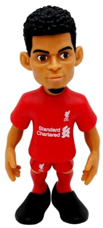 MINIX Luis Díaz Liverpool 12cm Figure - Collectible Díaz Figure Sports Football Icon Range for Fans
