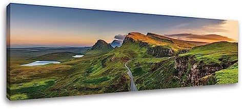 Visario Leinwand Bild fert gerahmt 120x40 cm Schottland 5762