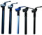 SattelstüTze 1 Stück E-Bike Sattelstütze 27,2 28,6 31,8 33,9 mm Federungsdämpfung Sitzrohr 300 350 500 550 mm Faltrad Aluminiumlegierung Sattelstange SattelstüTze Gefedert ( Color : 33.9X550 Black )