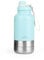 GrandTies Insulated Portable Dog Water Bottle with 2 Detachable Dog Water Bowl Dispenser | Leak-Proof Dog Food Travel Container | Dog Accessories for Dogs Walking, Hiking, Camping (32oz, Powder Green)