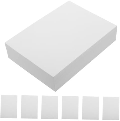 WOFASHPURET 100 Blatt A5 Glänzendes Fotopapier, Weiß, 14.80x10.50cm, Hochglanz-Fotopapier für Tintenstrahldrucker