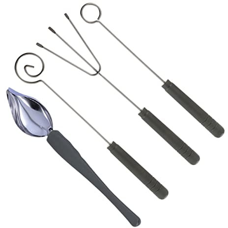 Cabilock 1 Set Outil De Plaque Fourchettes À Fruits Assiettes De Décoration Outil De Chef Fourchettes Exquises Cuillères Argenterie Fromage À Fondue Fourchettes À Fondue En Acier