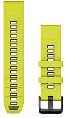 Garmin QuickFit, 20mm Black/Pebble Gray Silicone Band