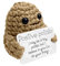 Topassion Positive Potato, Positive kartoffel Creative Knitted Wool Potato Doll Positive Pocket Hug Glücksbringer Glückskartoffel Positive Energie Geschenke Geschenkideen für Girlfriend Boyfriend