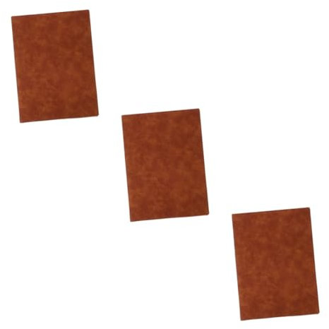 Lurrose 3st Geschäftsordner Organisation Home-office-accessoires Desktop- Aufzeichnen Home-office-schreibtische Datei Dokumentieren Veranstalter Projekt Büro Brown Leder