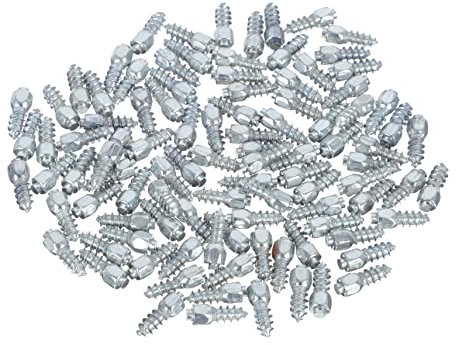 SEWOART 100piezas Tacos Antideslizantes Para Neumáticos De Bicicleta Tornillos De Carburo De Tungsteno Para Condiciones De Hielo y Nieve Invierno