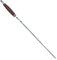 TEXAS CLUB - Spada per Barbecue in Acciaio Inox, Ideale per Churrasco, Kebab e Altri Tipi di Carne di Grande Dimensione, Spiedino per BBQ, Lunghezza 80 cm