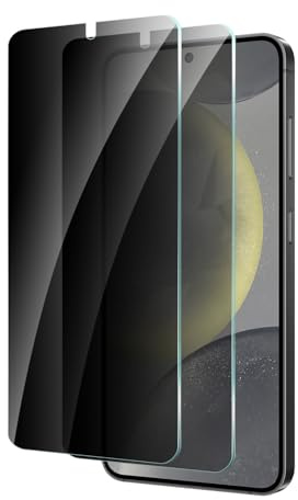 CYYAGE 2 Pièces Protection Écran Verre Trempé pour Samsung Galaxy S24 Anti-Espion Vitre Protection Film Dureté 9H Glass, Sans Bulles, Anti Rayures