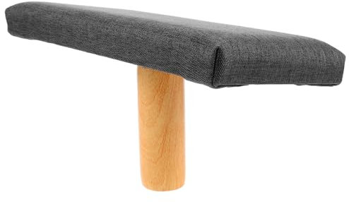 Ciieeo Tragbare Meditationsbank mit Kissen Kniehocker zum Knien und Sitzen Bequeme Stütze für Yoga zu Hause