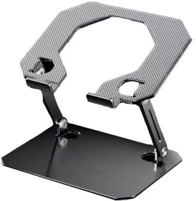 Gramigg Faltbare Tablet-Halterung, große Aussparung, ausgehöhltes Design verbessert Stabilität und Kühlung für Gamer und 11/12-Zoll-Laptops