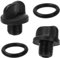 KEXIAO 1 lot de bouchons de vidange de pompe de piscine avec anneaux d'étanchéité de rechange pour pompes filtrantes et systèmes de purification d'eau