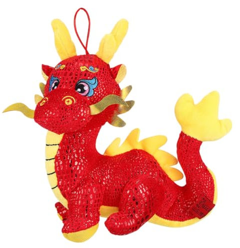 Peluche Dragon Peluche Adorable Décoration Nouvel an Chinois pour Événements Spéciaux