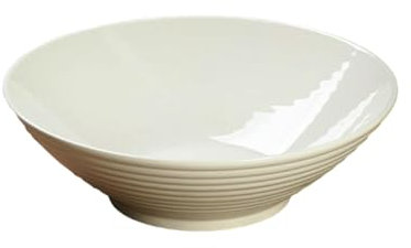 Einfache, exquisite und praktische, hochtemperaturbeständige einfarbige Keramik-Schüssel in Übergröße, 25,4 cm