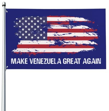Bandera de Venezuela Grande de 90 x 150 cm para decoración de jardín y patio