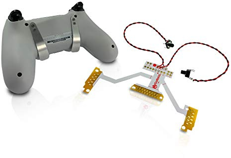 PS4 Controller Remap Board, Easy Remapper V1 DIY Kit verlötet mit Aluminium Paddles Umbau