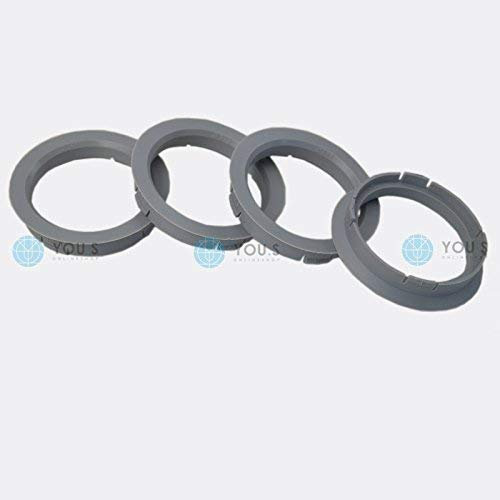 4 x ZENTRIERRINGE DISTANZRINGE für ALUFELGEN 63,3-54,1 mm CMS, DBV, Proline Wheels, Schmidt Revolution