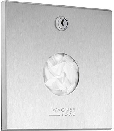 Wagner Ewar Hygienebeutelspender WP256 Edelstahl für Unterputzmontage, Variante:Edelstahl matt