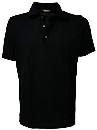 FERRANTE Polo Uomo Mezza Manica 100% Cotone Filo di Scozia Art 33607 (IT 52 - XL, 008 Blu)