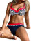 Yuson Girl Bikini Due Pezzi Costumi da Bagno Donna Mare Sexy Costume Imbottito Push Up Set Bikini Beachwear(Rosso, XXL)