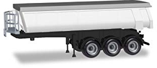 herpa Miniature trailer with thermal water troughs, white, for craft and collecting