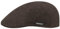 Stetson Texas Wool Gatsby Cap Herren - Mit Kaschmirwolle - 100% Baumwollfutter - Hoher Wollanteil - Mit edlem Markenpin - Doppellagiges Futterband - Schirmmütze Herbst/Winter braun L (58-59 cm)