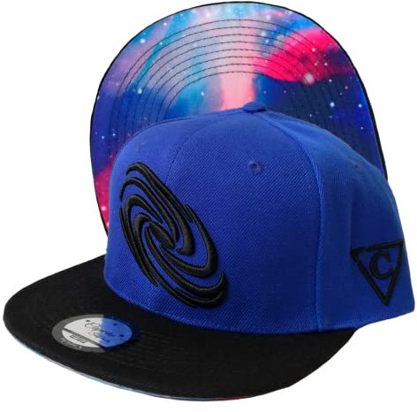 Capiche [89 VARIATIONEN] Special Series Snapback Cap - Kappe - One Size - Unisex - Herren - Damen - Blue Galaxy