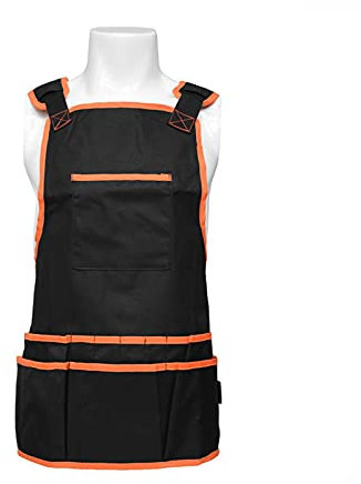 Werkzeugschürze Tischlerschürzen für Damen und Herren, Wasserdichtes Oxford-Tuch, für Garten Keramik Kunst Werkstatt Autowäsche Sauber Wartungspersonal(Color:A)