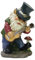 Nature's Mark Rock n Roll Zwerg in Einer Band spielt Gitarre Harz Statue Figur Haus Garten dekorative Akzentdekoration (22,9 cm H)