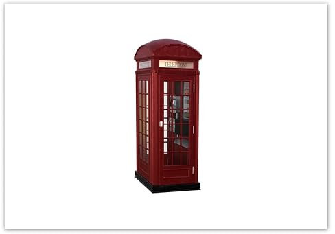 Vlies Tapete Premium Vlies Wand Dekoration 312x219cm Rot Englische Booth Nr. H1918M_TV5BG
