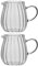 HEMOTON Small Glass Creamer Pitcher - 2Pcs Mini Milk Jug for Kitchen, 350ml